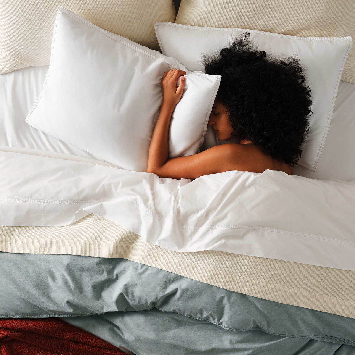Set of 2 Washed Classic Percale Core Sheet Set Bundle