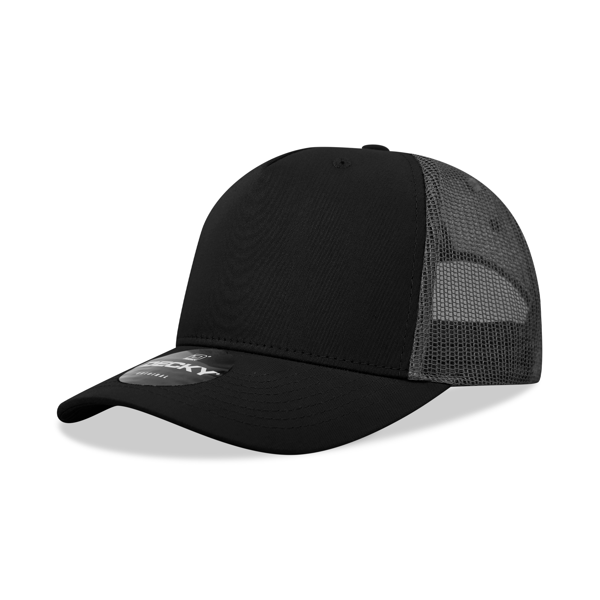 Decky 6030 Classic 5 Panel Retro Trucker Cap - Blank