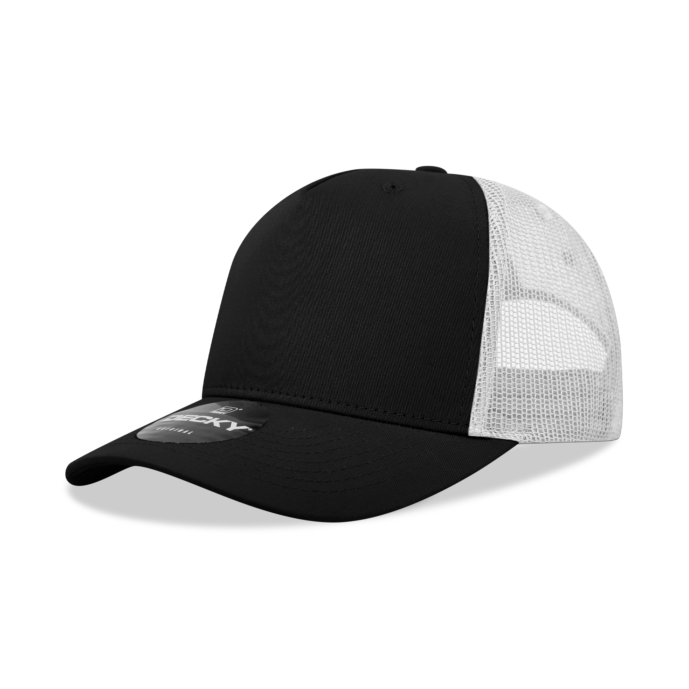 Decky 6030 Classic 5 Panel Retro Trucker Cap - Blank