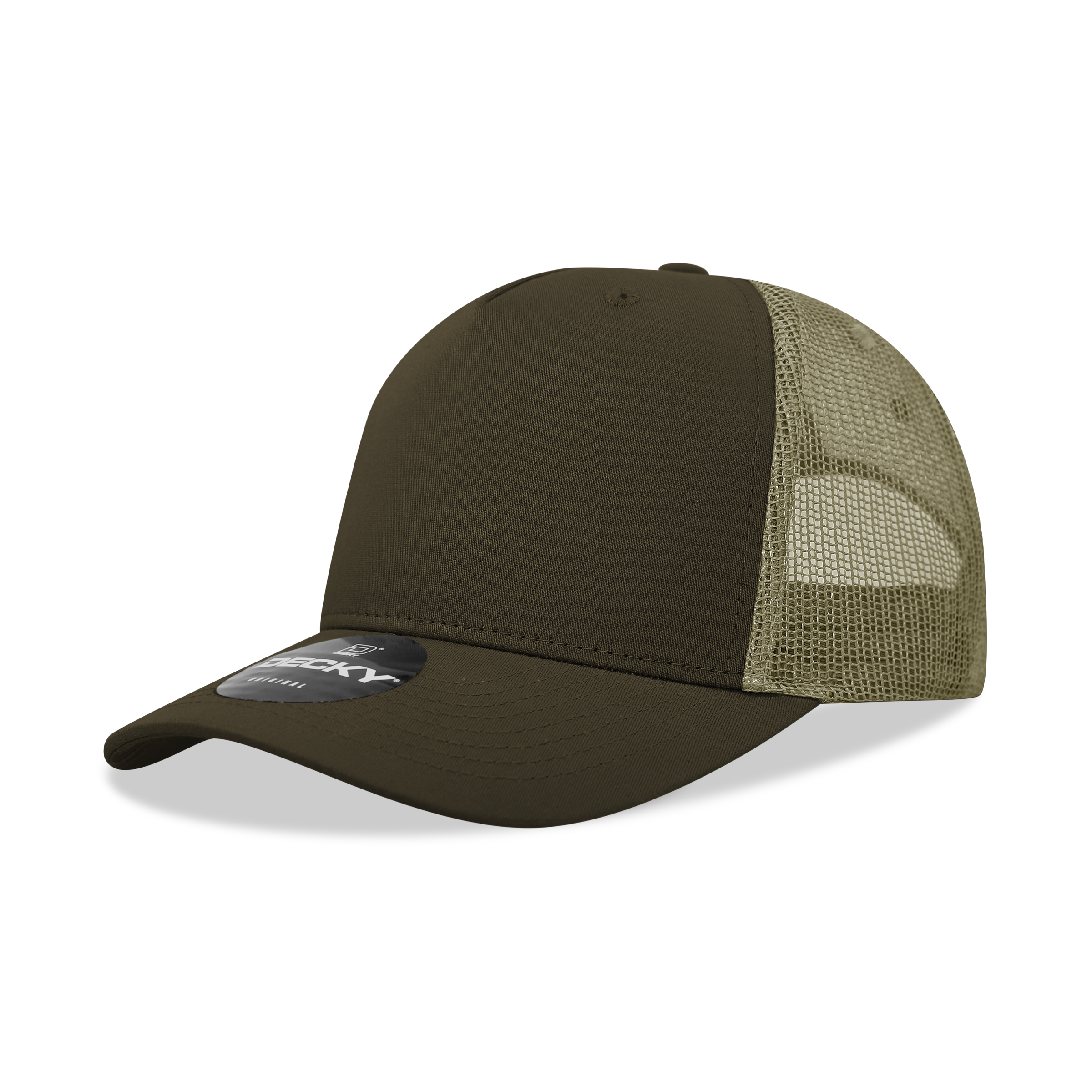Decky 6030 Classic 5 Panel Retro Trucker Cap - Blank