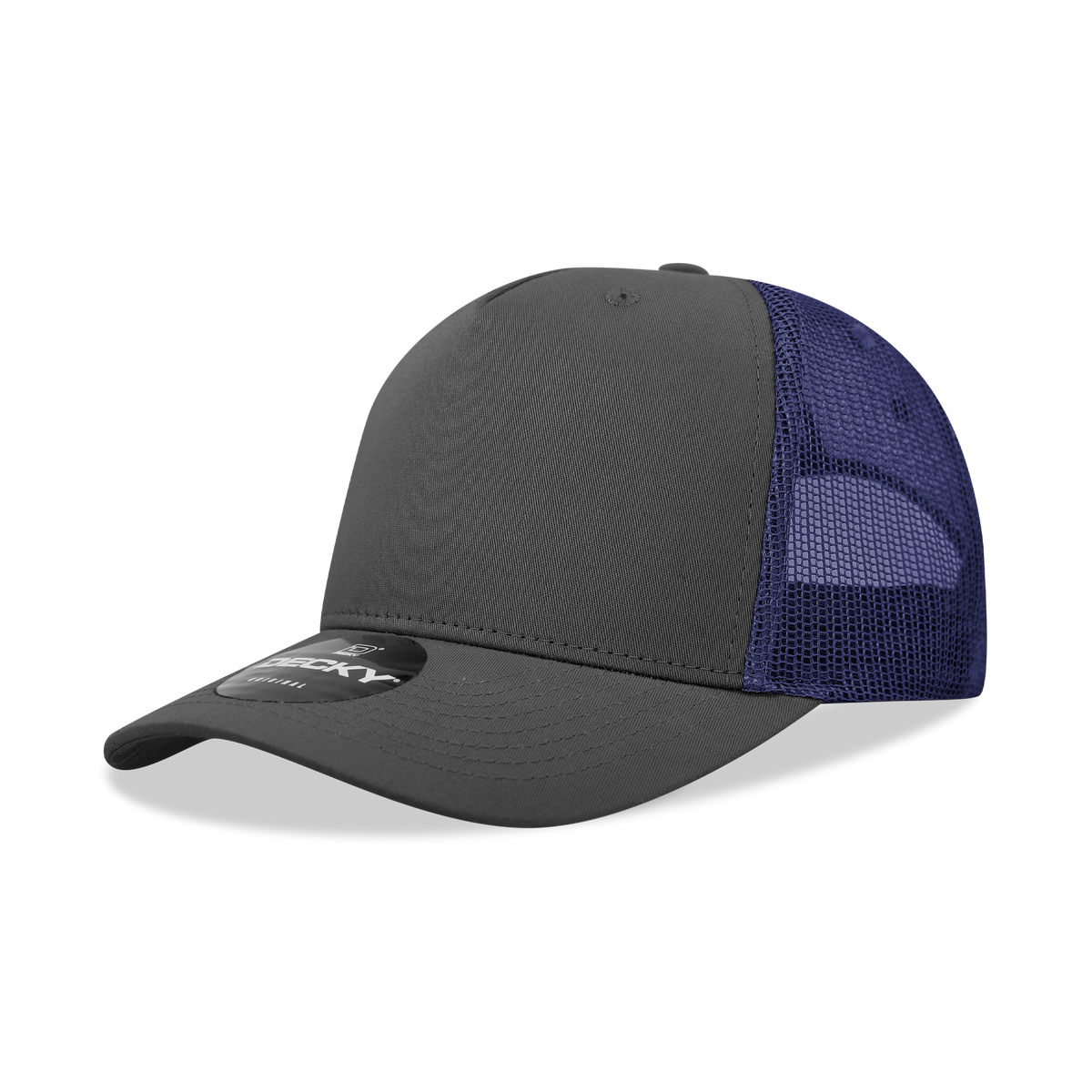 Decky 6030 Classic 5 Panel Retro Trucker Cap - Blank