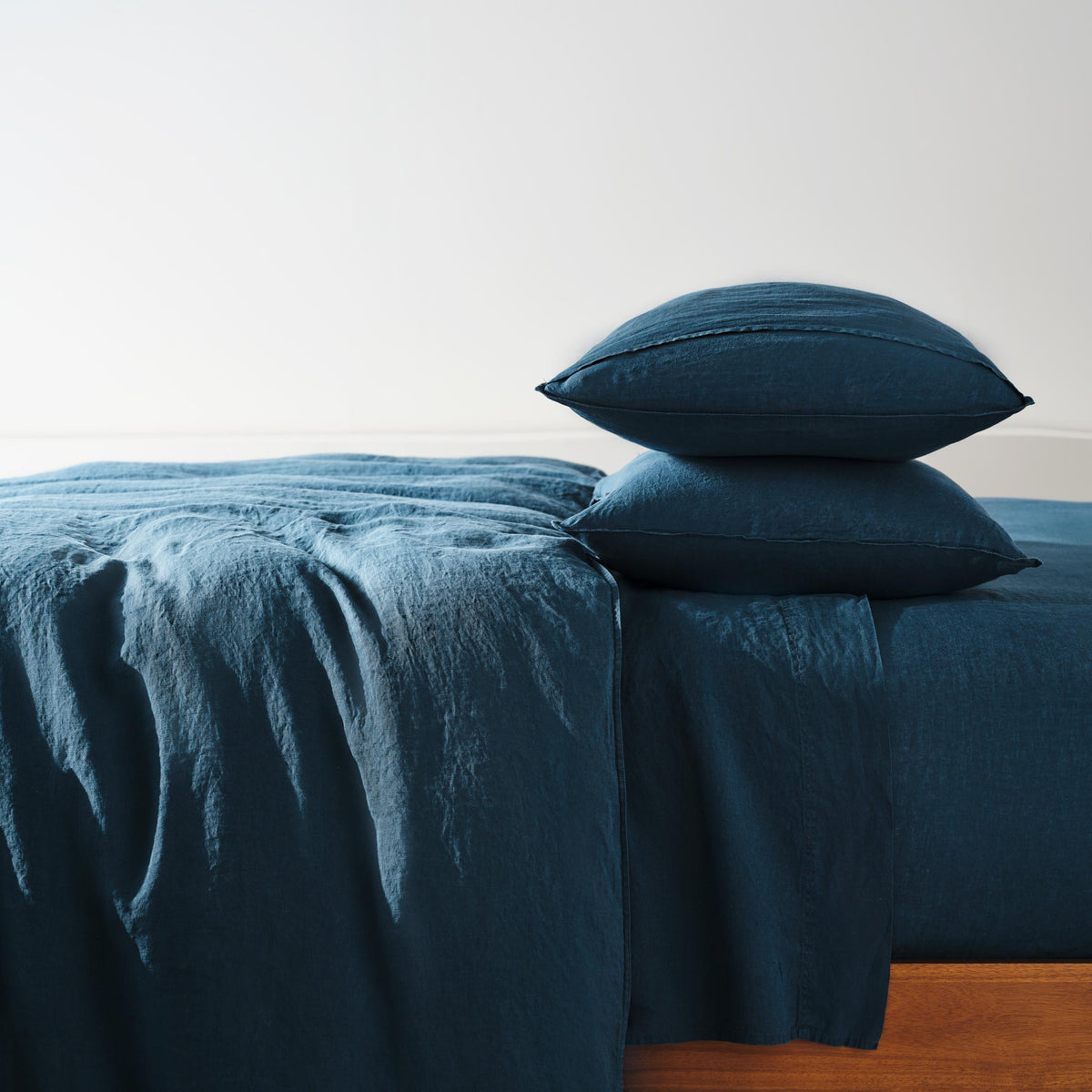 Washed European Linen Pillowcase Set