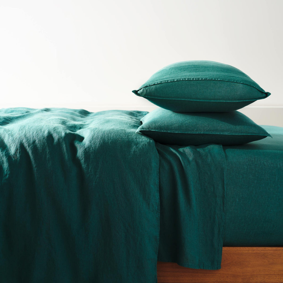 Washed European Linen Bedding Move-In Bundle