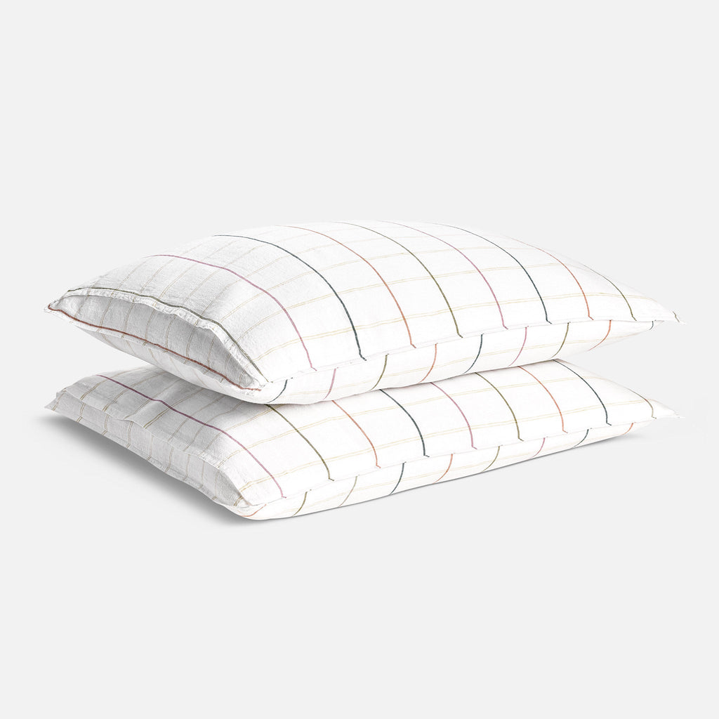 Washed European Linen Pillowcase Set
