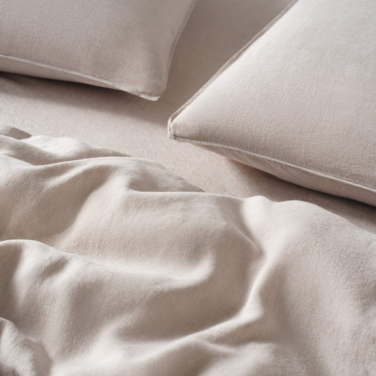 Washed European Linen Pillowcase Set