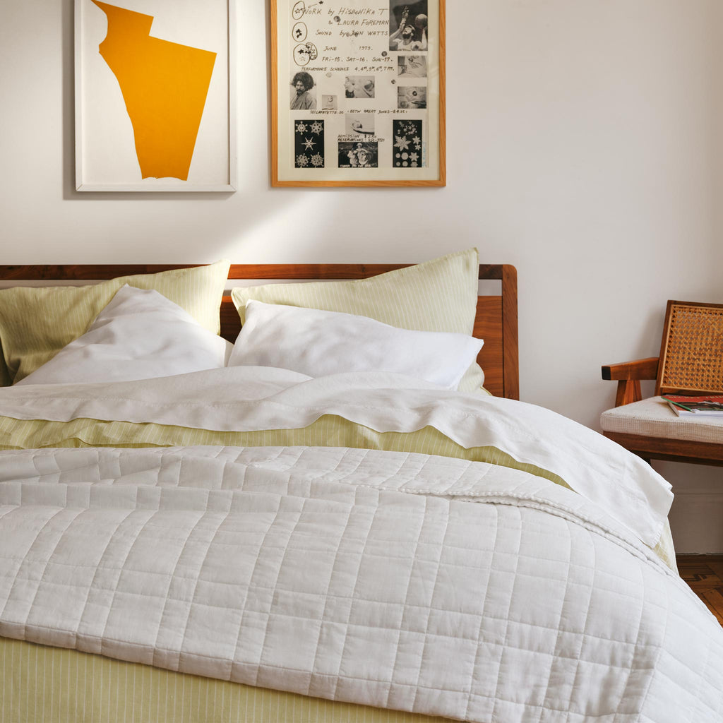 Washed European Linen Core Sheet Set