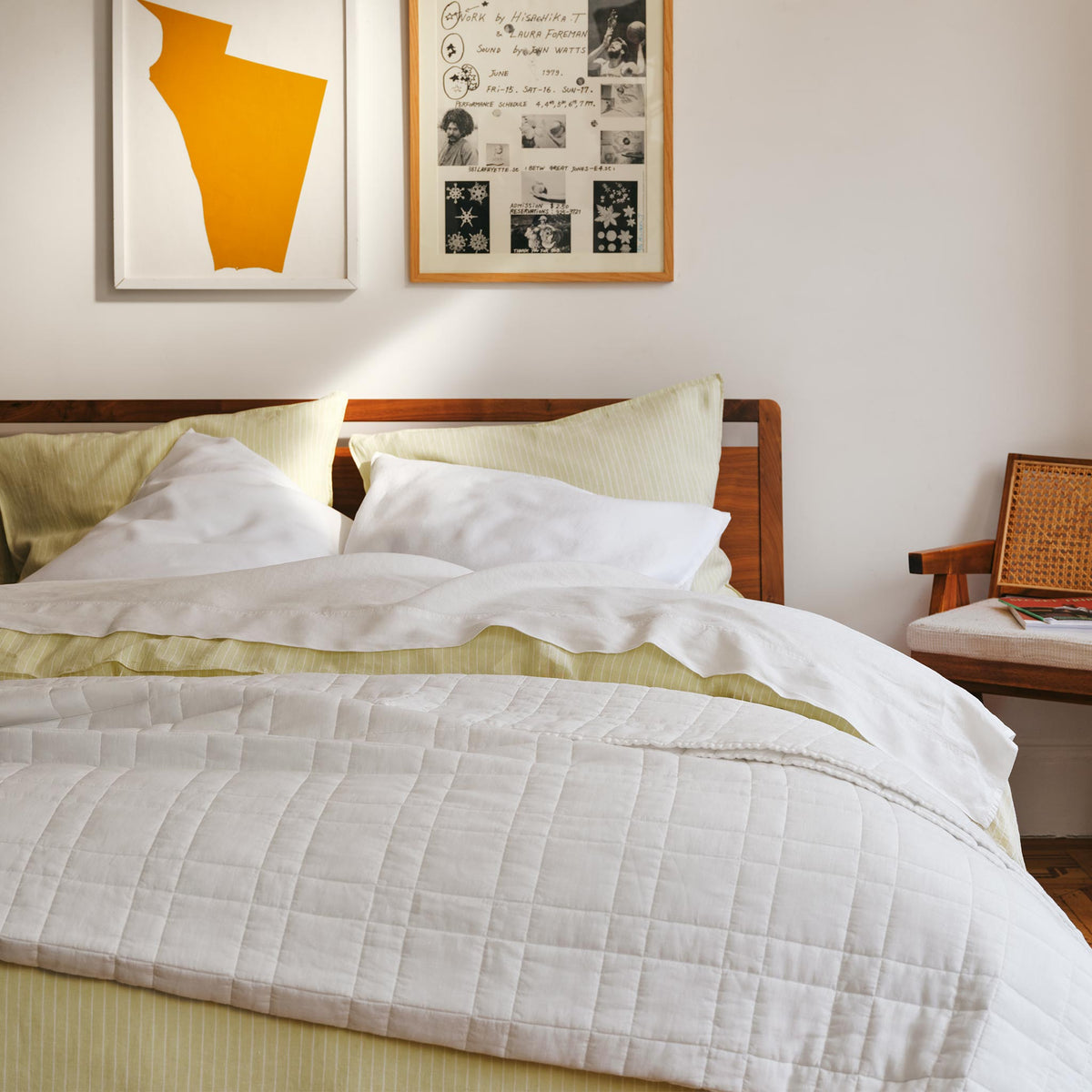 Washed European Linen Core Sheet Set