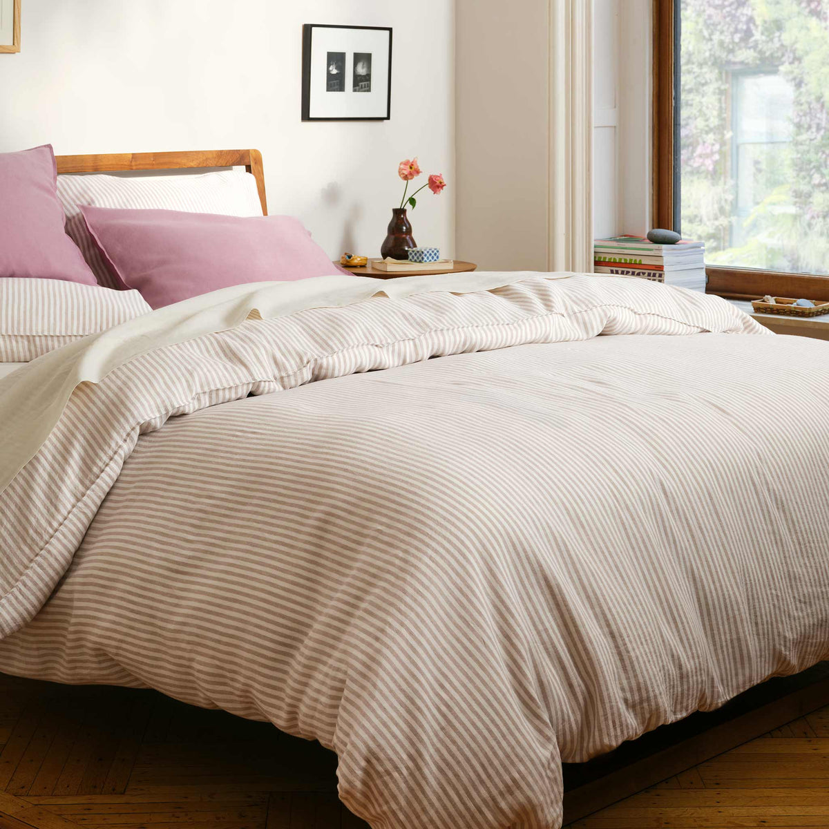 Washed European Linen Duvet Cover