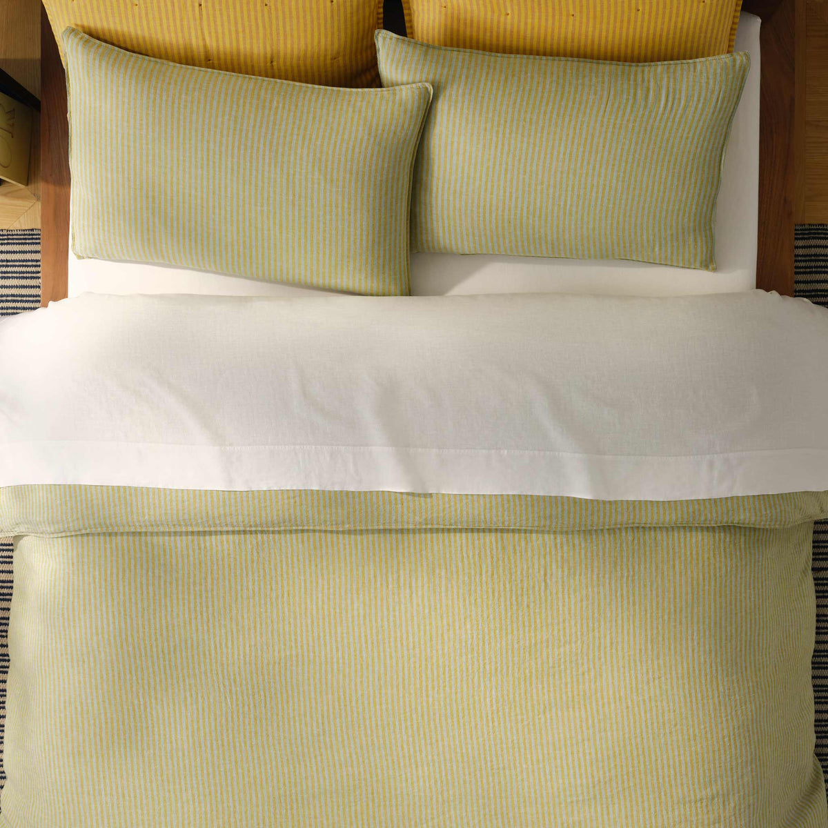 Washed European Linen Core Sheet Set