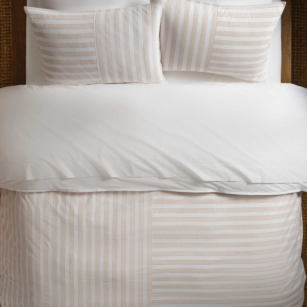 Seersucker Classic Percale Duvet Cover