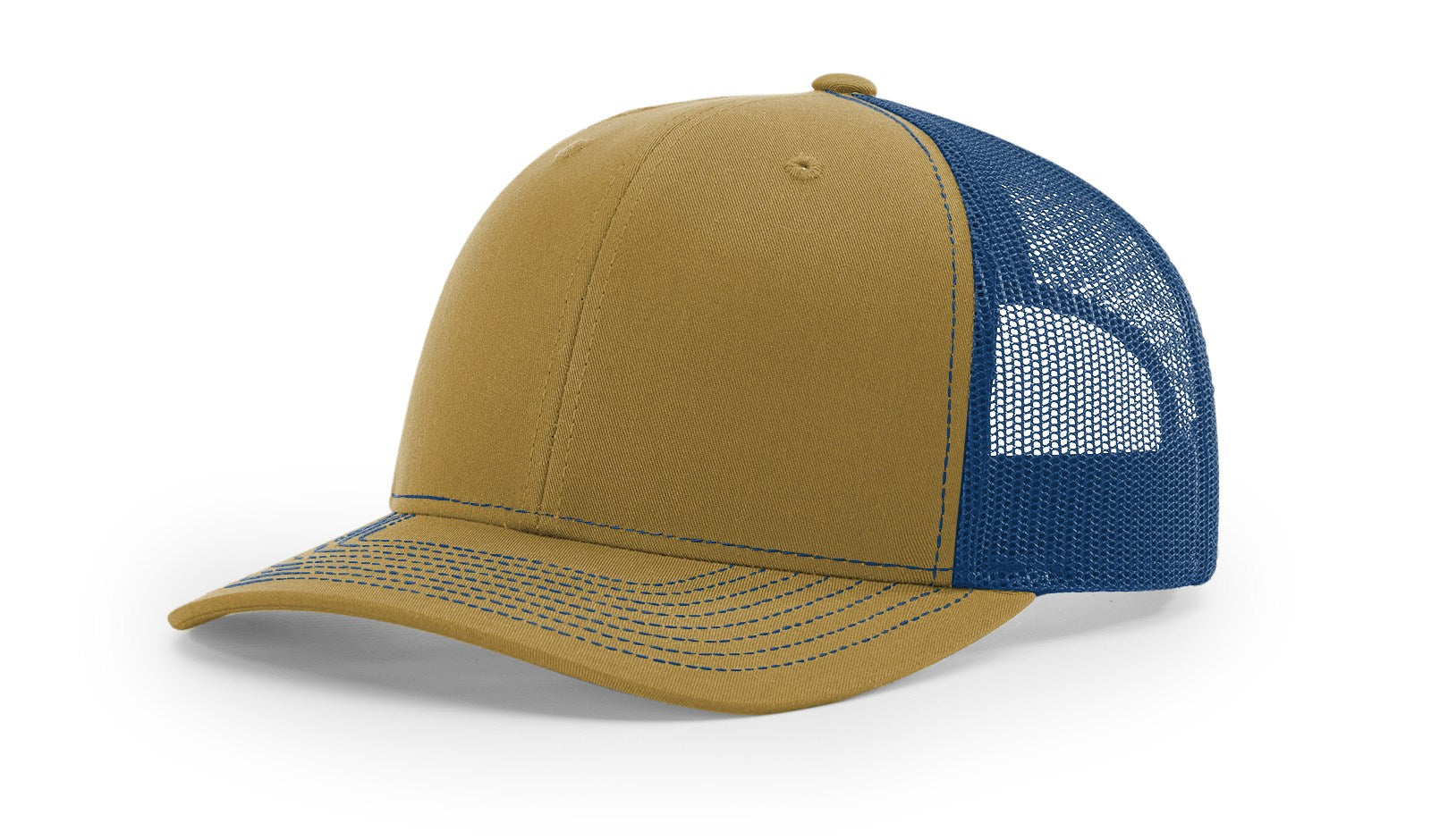 Richardson 112 Trucker Cap Split Hats Split Colors Two Colors - Blank