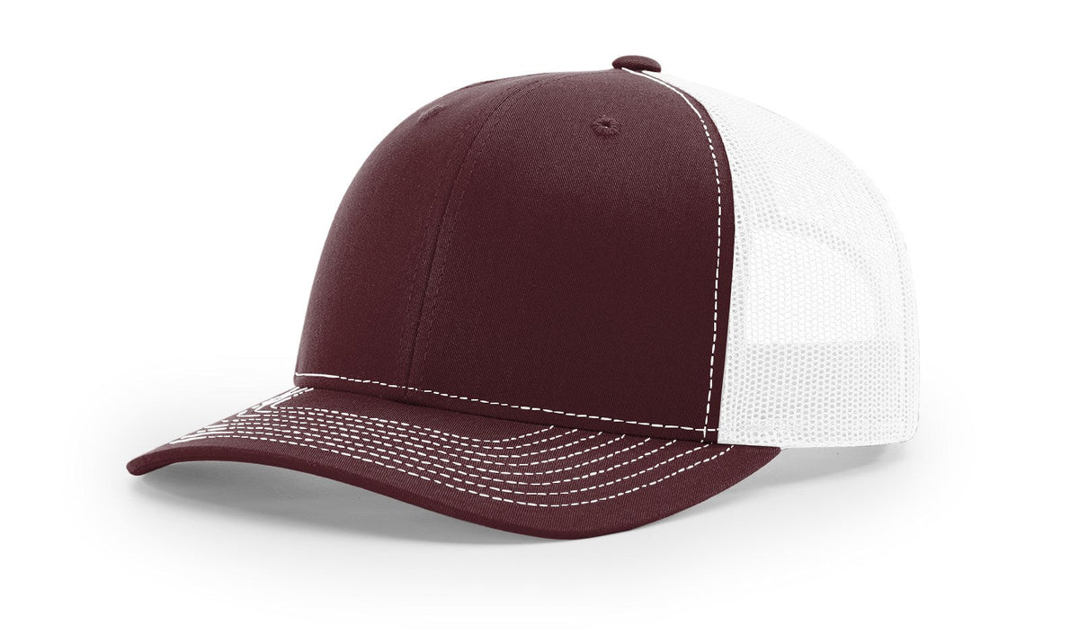 Richardson 112 Trucker Cap Split Hats Split Colors Two Colors - Blank