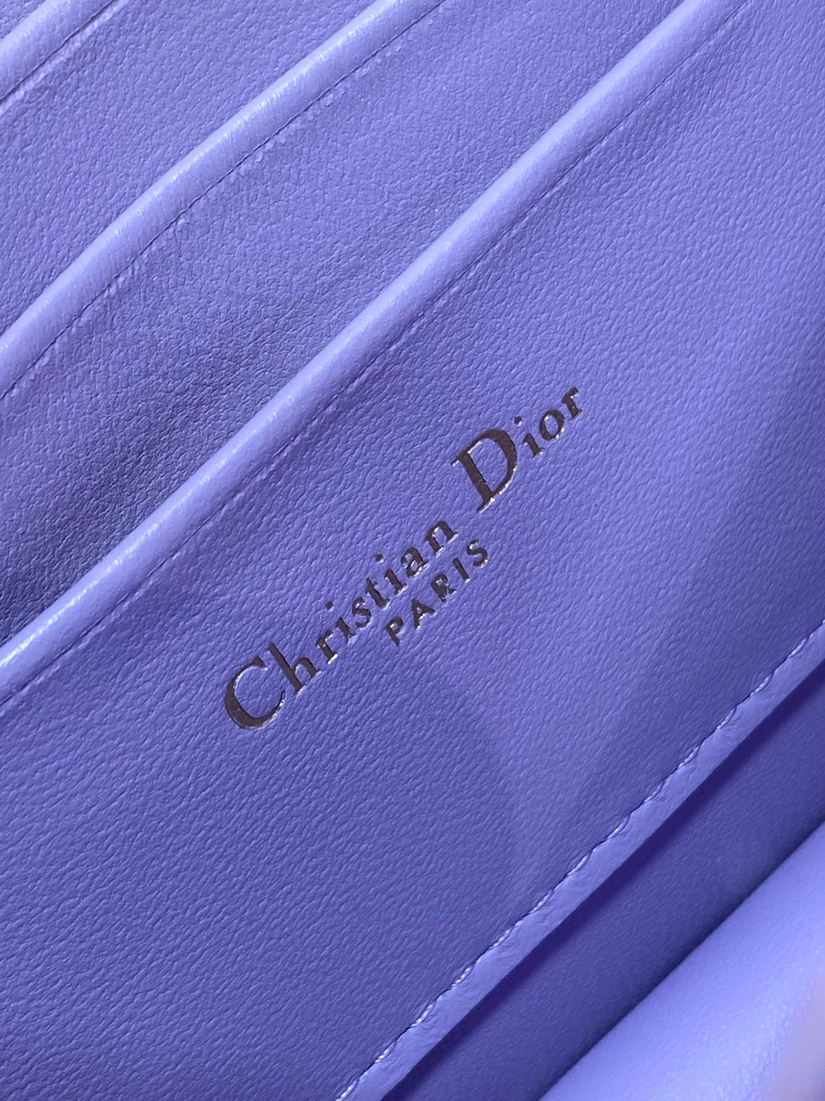 DIOR MISS CARO MINI BAG 17 IN BABY PURPLE MACROCANNAGE LAMBSKIN