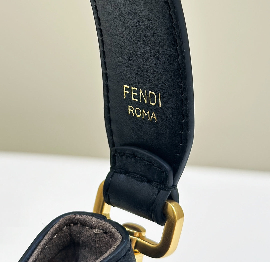 MON TRESOR 18 IN MULTICOLOR CANVAS WITH FF MOTIF EMBROIDERED