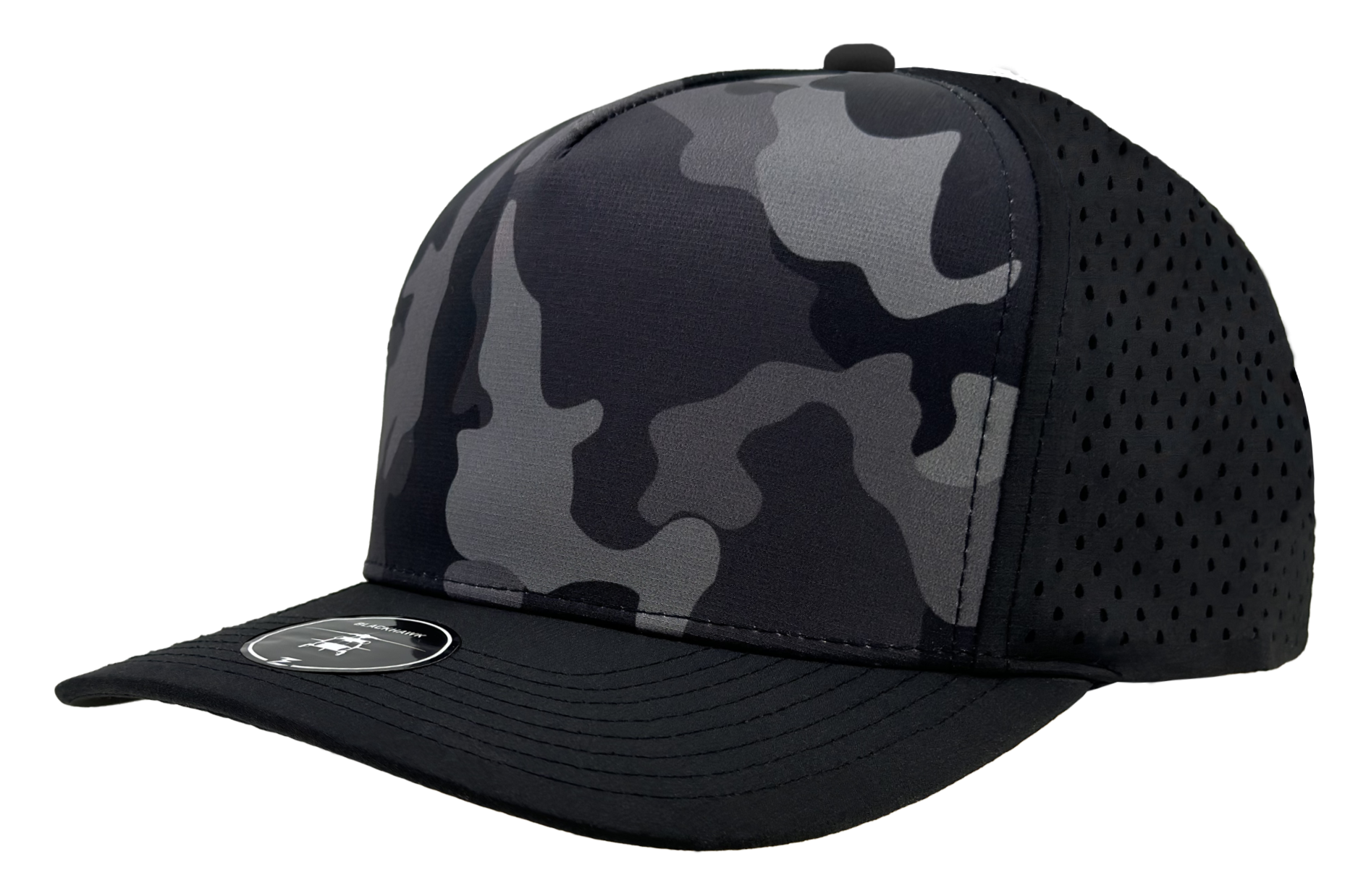 Zapped Headwear Blackhawk 5 Panel Perforated Cap