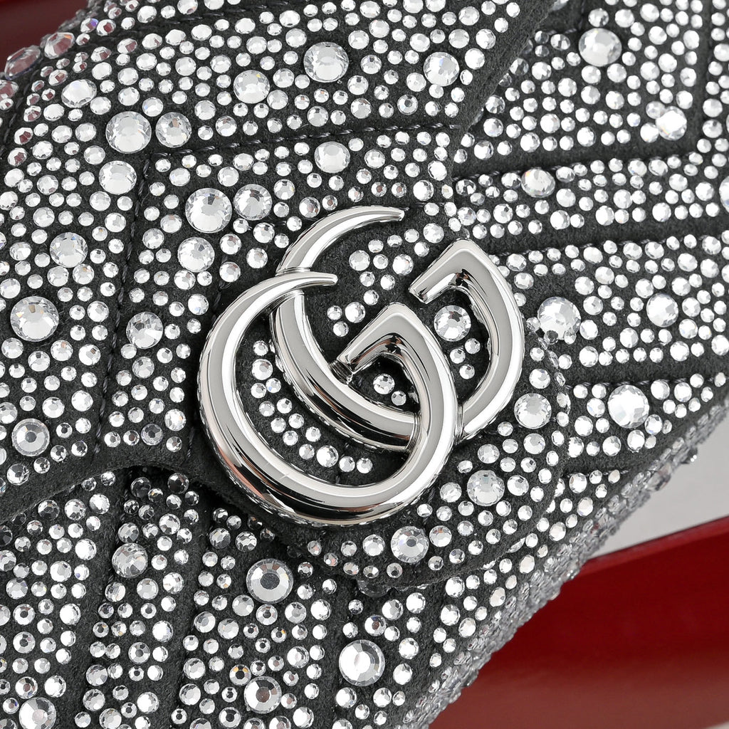 Gucci GG Marmont Crystal Mini Shoulder Bag-841290