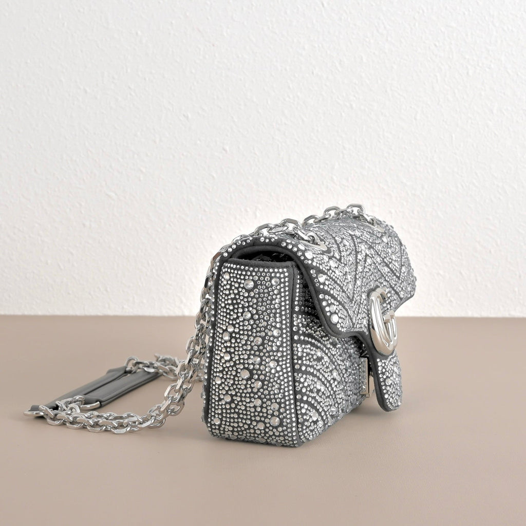 Gucci GG Marmont Crystal Star Shoulder Bag-837280
