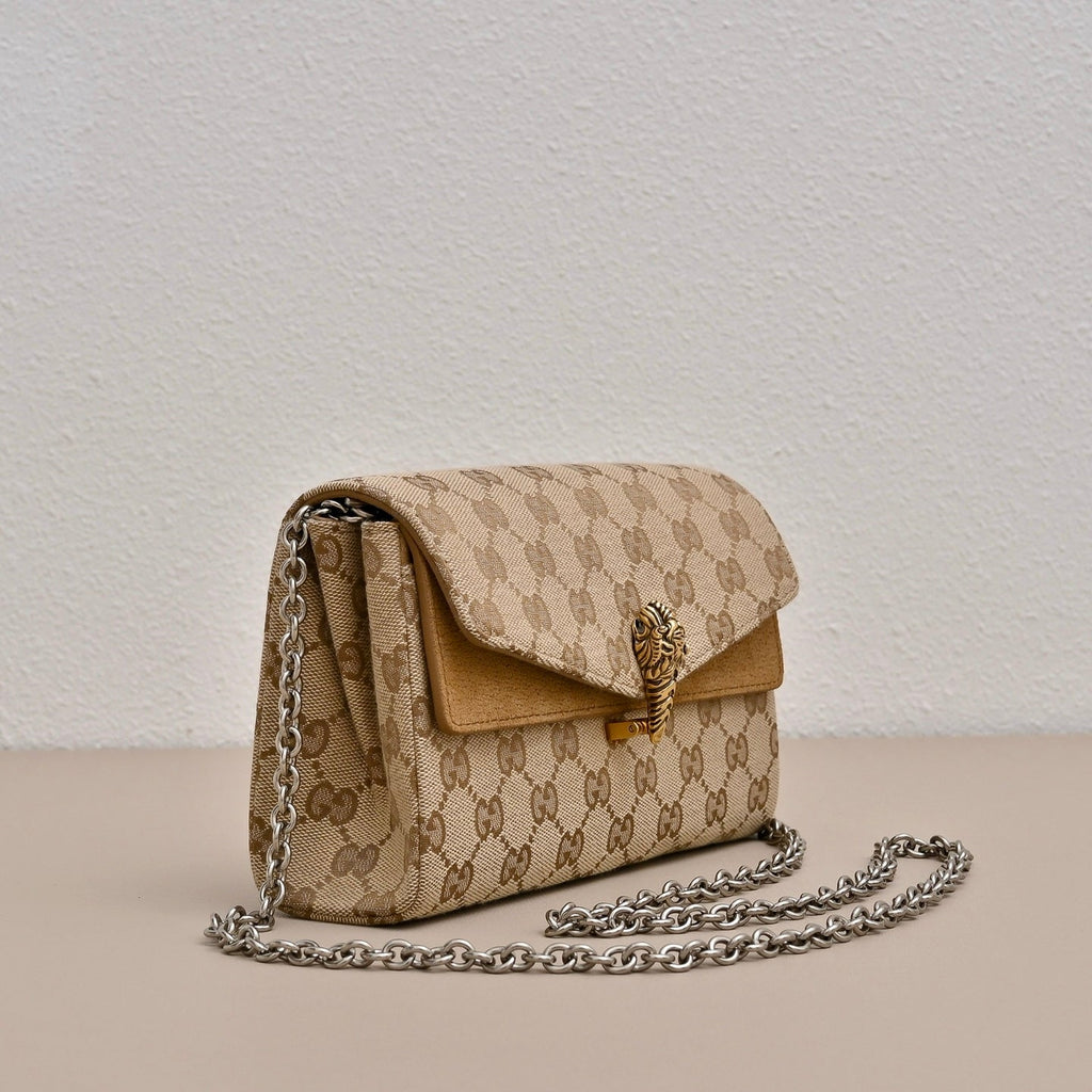Gucci GG Dionysus Small Tiger Head Shoulder Bag-876531