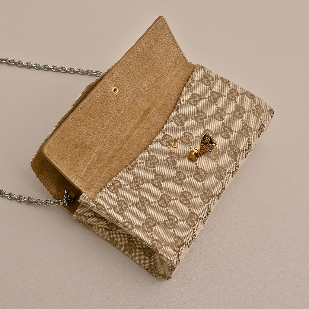 Gucci GG Dionysus Small Tiger Head Shoulder Bag-876531