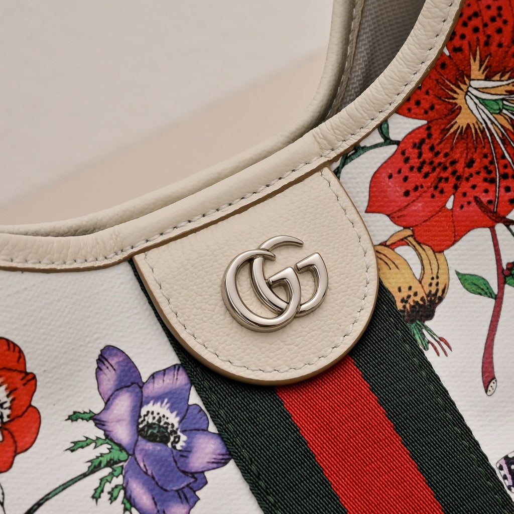 Gucci GG Giglio Floral Tote Bag-853971