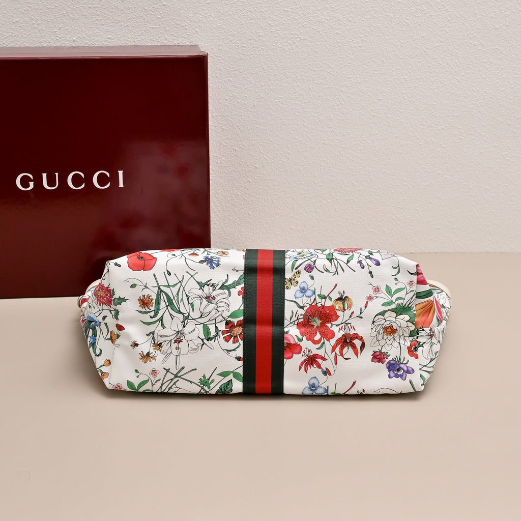 Gucci GG Giglio Floral Tote Bag-853971