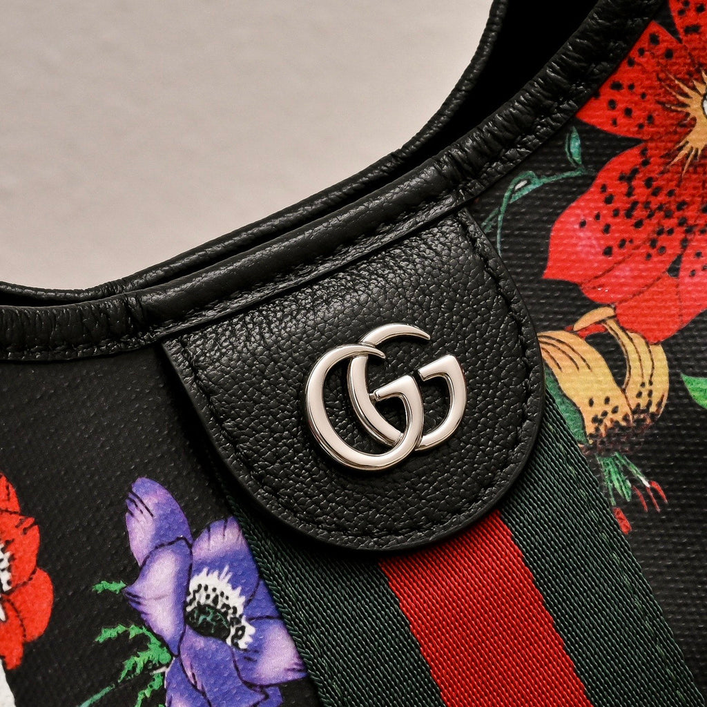 Gucci GG Giglio Floral Tote Bag-853971