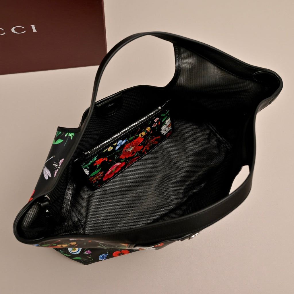Gucci GG Giglio Floral Tote Bag-853971